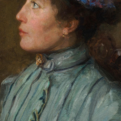 Ritratto Di Elisabetta Sofia Maria Betsy Cavalini Piet Mondrian pmn62 quadro stampato su tela