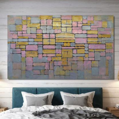 Quadro N. 2 Composizione Piet Mondrian pmn66 quadro stampato su tela