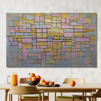 Quadro N. 2 Composizione Piet Mondrian pmn66 quadro stampato su tela