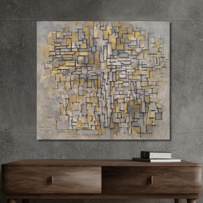 Quadro N. 2 Composizione N. Vii Piet Mondrian pmn67 quadro stampato su tela