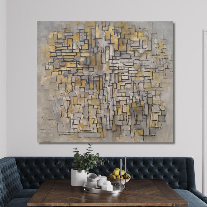 Quadro N. 2 Composizione N. Vii Piet Mondrian pmn67 quadro stampato su tela