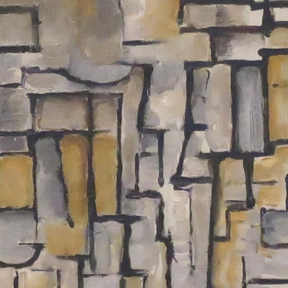 Quadro N. 2 Composizione N. Vii Piet Mondrian pmn67 quadro stampato su tela