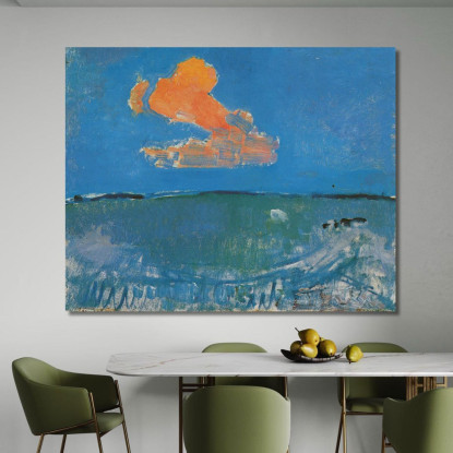 La Nuvola Rossa Piet Mondrian pmn68 quadro stampato su tela