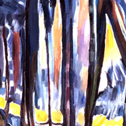 Boschi Vicino A Oele Piet Mondrian pmn74 quadro stampato su tela