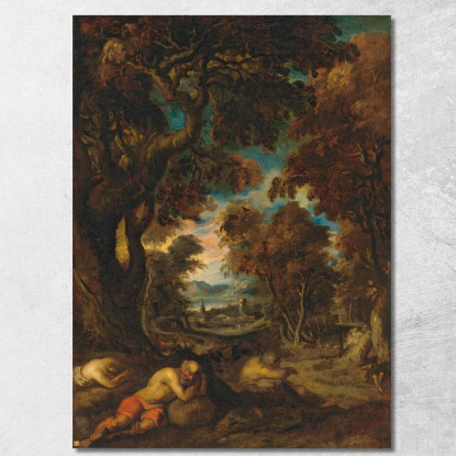 Il Sonno Dei Contadini Théodore Géricault tgr23 quadro stampato su tela