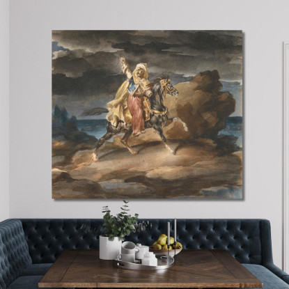 Il Giaurro Théodore Géricault tgr48 quadro stampato su tela