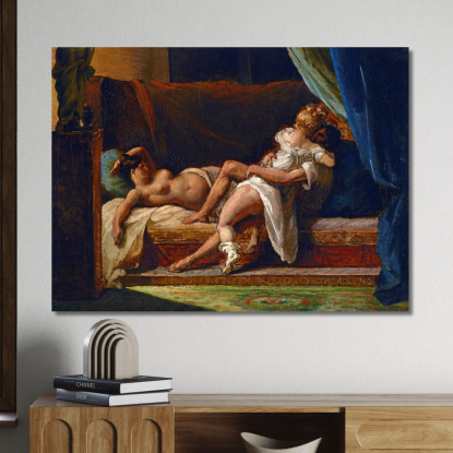 Tre Amanti Théodore Géricault tgr58 quadro stampato su tela