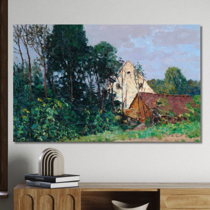 Atmosfera Serale Alfred Zoff azf13 quadro stampato su tela