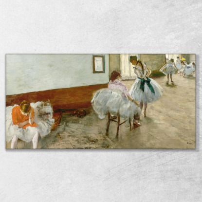 La Lezione Di Ballo 1879 Edgar Degas edg75 quadro stampato su tela