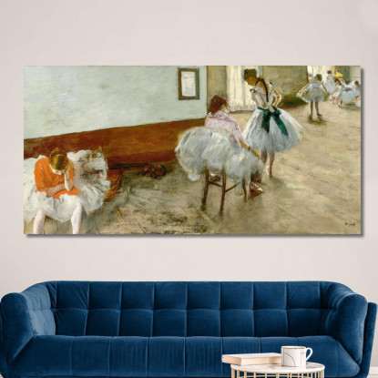 La Lezione Di Ballo 1879 Edgar Degas edg75 quadro stampato su tela