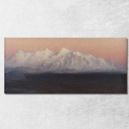 Montagne. Studio Dalla Norvegia Settentrionale Anna Boberg abb25 quadro stampato su tela