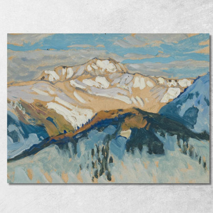 Montagne. Studio Dalla Svizzera Anna Boberg abb26 quadro stampato su tela