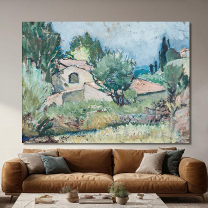 Studio Dal Sud Della Francia Anna Boberg abb39 quadro stampato su tela