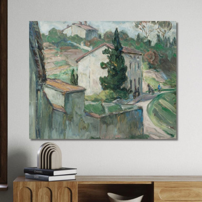 I Tetti Rossi. Studio Dal Sud Della Francia Anna Boberg abb47 quadro stampato su tela