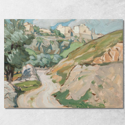 La Strada Per Gerusalemme. Studio Anna Boberg abb48 quadro stampato su tela