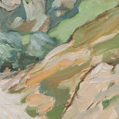 La Strada Per Gerusalemme. Studio Anna Boberg abb48 quadro stampato su tela