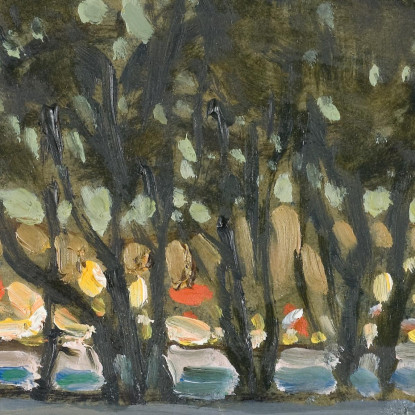 Studio Invernale Da Djurgarden Stoccolma Anna Boberg abb53 quadro stampato su tela