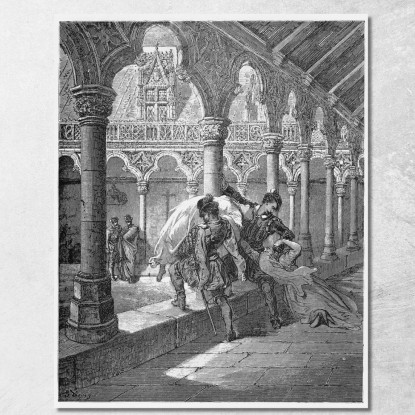 Don Fernando Rapisce Lucinda Doré Gustave gdr19 quadro stampato su tela