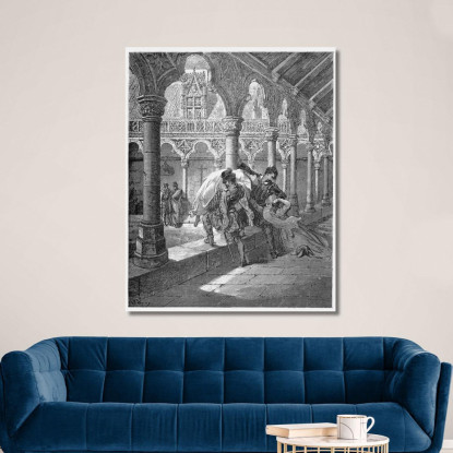 Don Fernando Rapisce Lucinda Doré Gustave gdr19 quadro stampato su tela