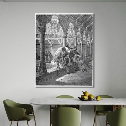 Don Fernando Rapisce Lucinda Doré Gustave gdr19 quadro stampato su tela