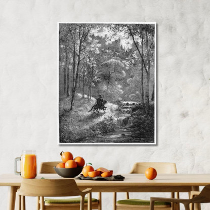 Don Chisciotte 1 Doré Gustave gdr20 quadro stampato su tela