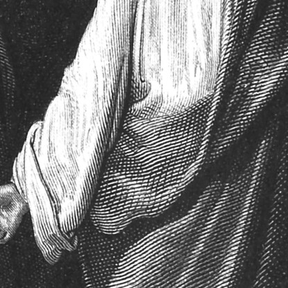 Gesù E Il Peccatore Doré Gustave gdr37 quadro stampato su tela