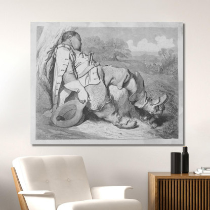 Fiabe Pl 14 Doré Gustave gdr131 quadro stampato su tela