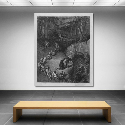 Fiabe Pl 29 Doré Gustave gdr146 quadro stampato su tela