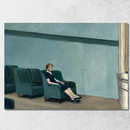 Estetica Dell'Alienazione Edward Hopper eho2 quadro stampato su tela