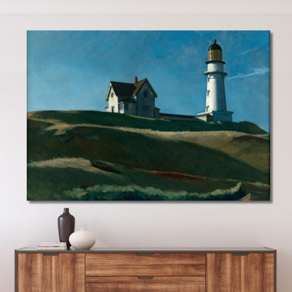 Collina Del Faro Edward Hopper eho25 quadro stampato su tela
