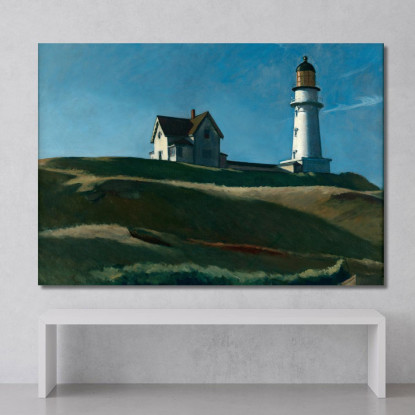 Collina Del Faro Edward Hopper eho25 quadro stampato su tela