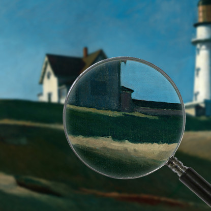 Collina Del Faro Edward Hopper eho25 quadro stampato su tela