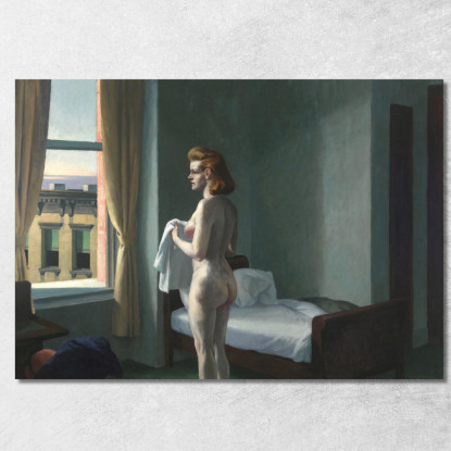 Una Notte Edward Hopper eho34 quadro stampato su tela