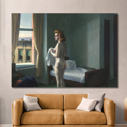 Una Notte Edward Hopper eho34 quadro stampato su tela