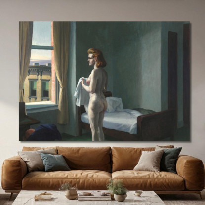Una Notte Edward Hopper eho34 quadro stampato su tela