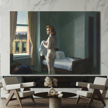 Una Notte Edward Hopper eho34 quadro stampato su tela