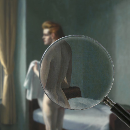 Una Notte Edward Hopper eho34 quadro stampato su tela
