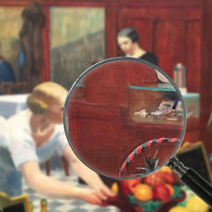 Tavoli Per Signore Edward Hopper eho43 quadro stampato su tela