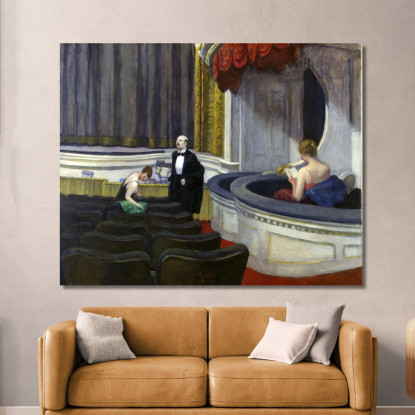 Due Sulla Navata Edward Hopper eho46 quadro stampato su tela