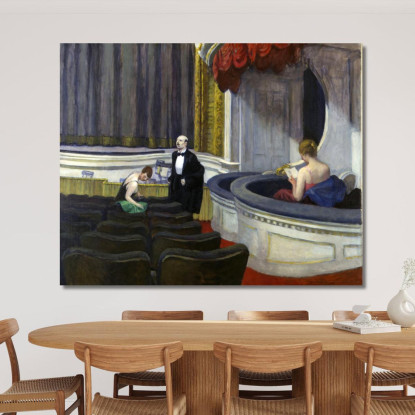 Due Sulla Navata Edward Hopper eho46 quadro stampato su tela