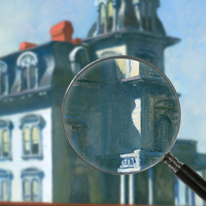 Casa Lungo La Ferrovia Edward Hopper eho51 quadro stampato su tela