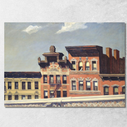 Dal Ponte Di Williamsburg Edward Hopper eho53 quadro stampato su tela