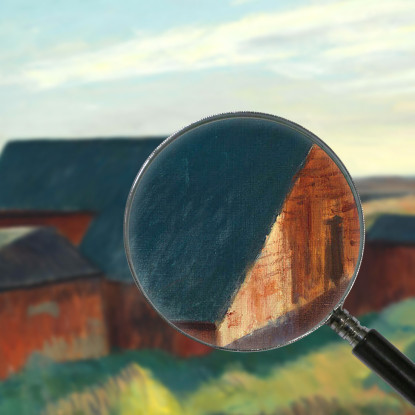 Fienili Di Cobb A Sud Di Truro Edward Hopper eho62 quadro stampato su tela