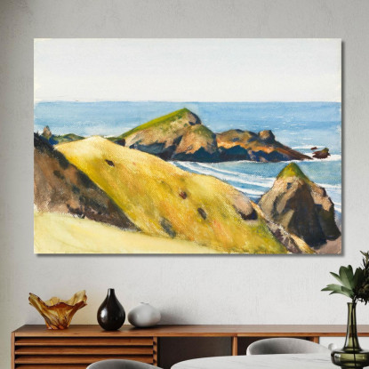 Costa Rocciosa Edward Hopper eho82 quadro stampato su tela