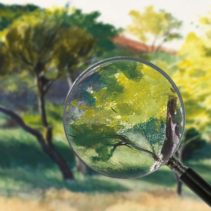 Alberi Su Una Collina Edward Hopper eho85 quadro stampato su tela