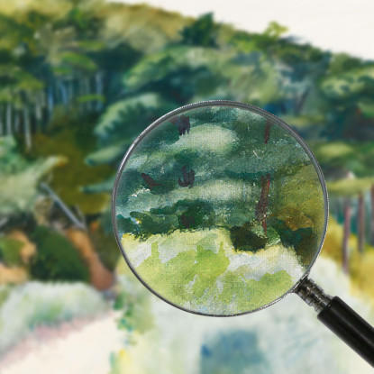 Alberi Su Una Collina Edward Hopper eho87 quadro stampato su tela