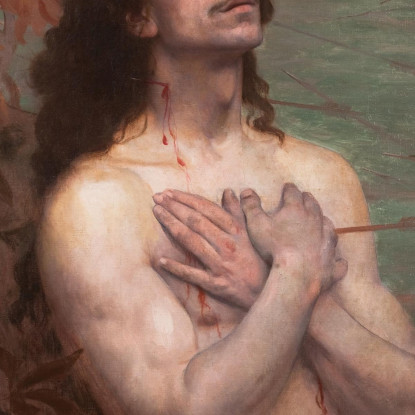 Studio Di San Sebastiano Per La Ricompensa Di San Sebastiano Eliseu Visconti evs69 quadro stampato su tela