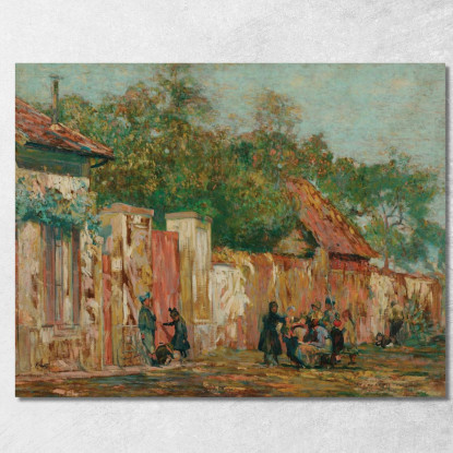 Pomeriggio A Saint Hubert Eliseu Visconti evs70 quadro stampato su tela