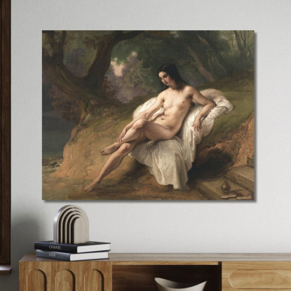 Bagnante Francesco Hayez fhy1 quadro stampato su tela