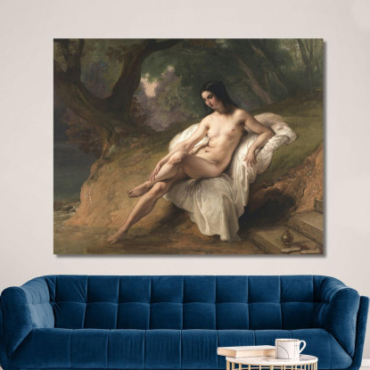 Bagnante Francesco Hayez fhy1 quadro stampato su tela